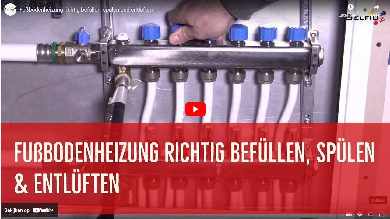 Hoe de vloerverwarming ontluchten